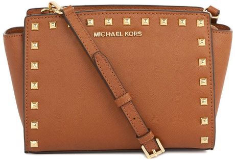 michael kors tan small crossbody bag