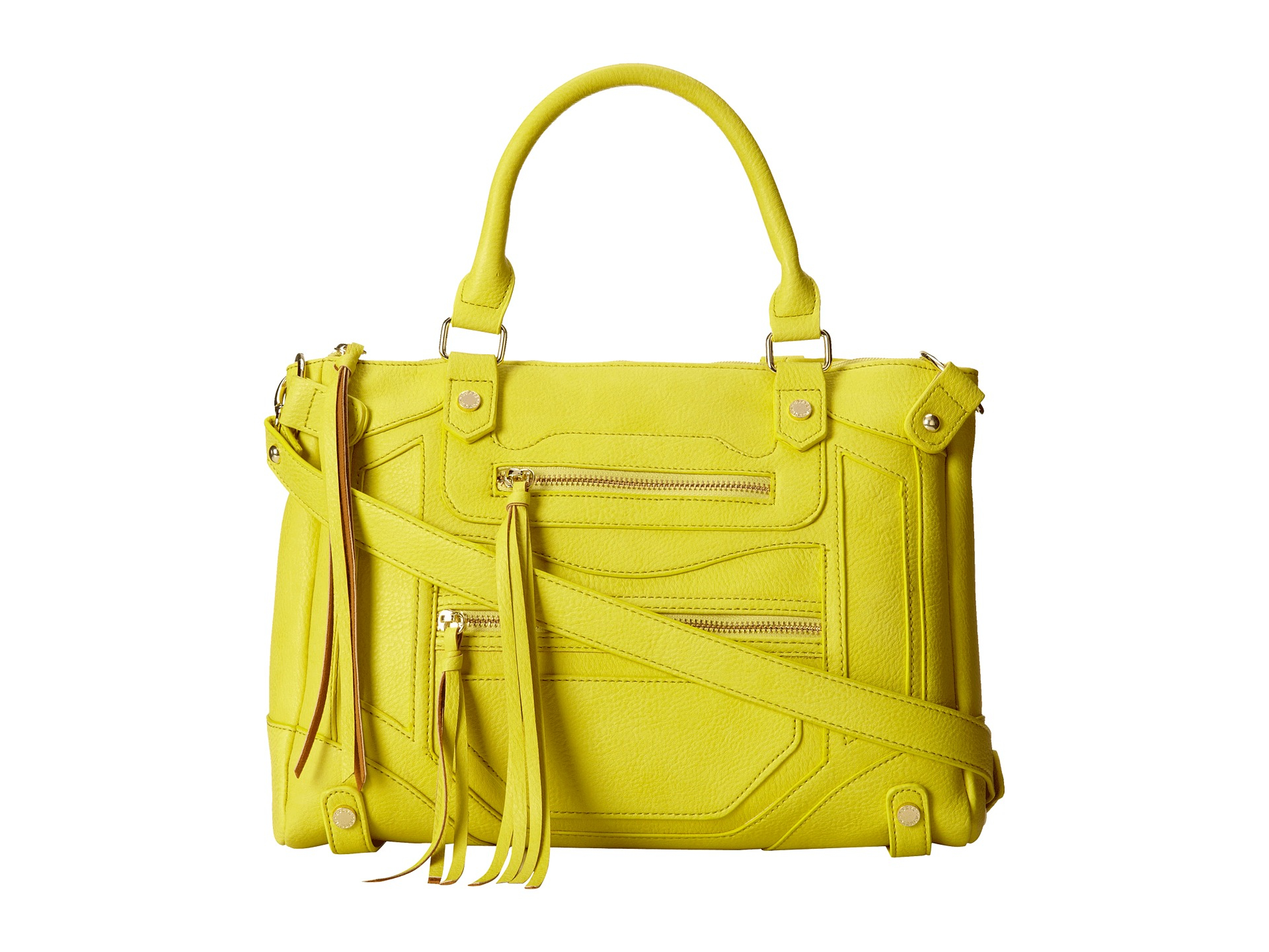 yellow steve madden bag