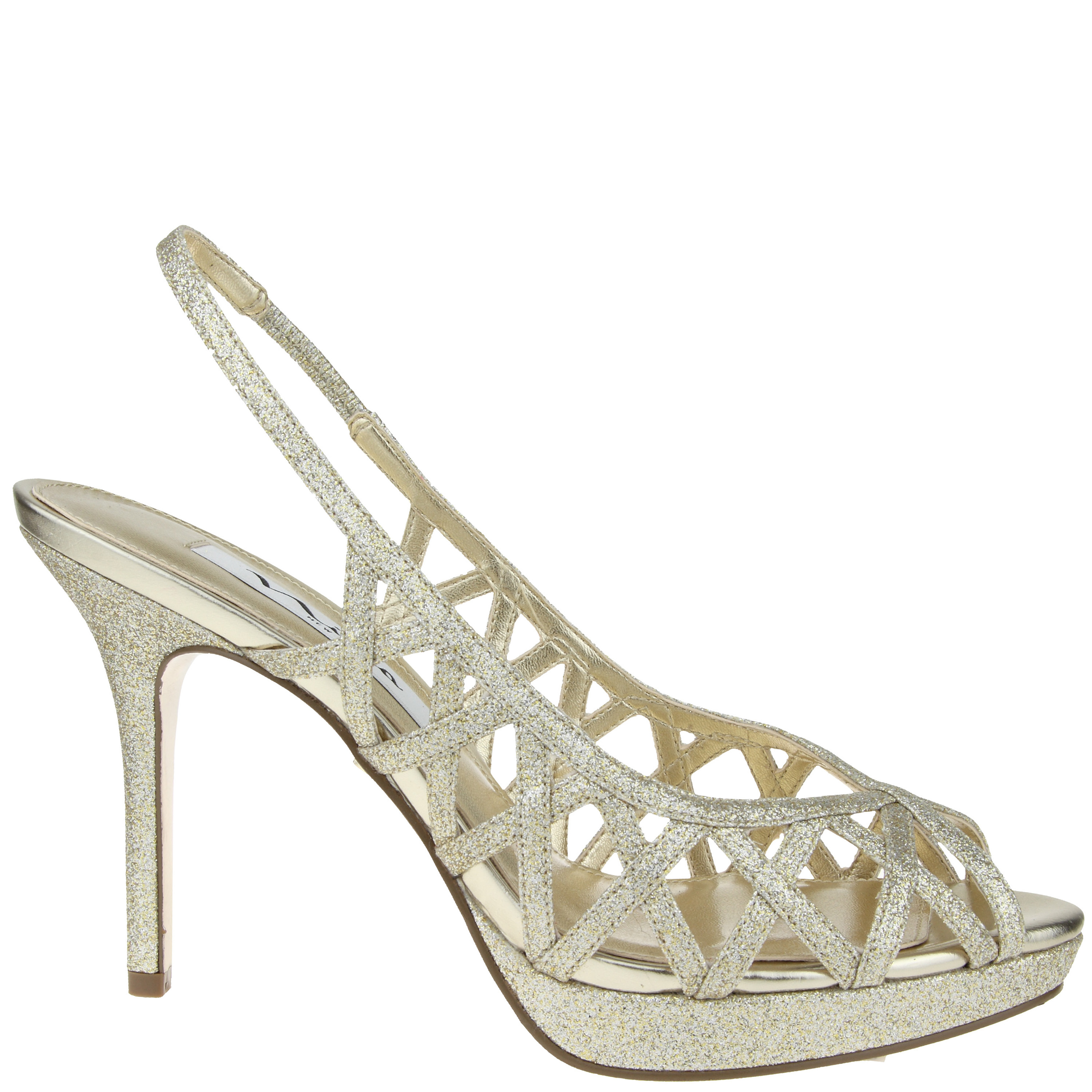 Nina Shoes Nina Fantina in Gold (PLATINO SORA GLITTER