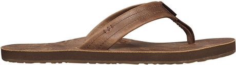 Reef Draftsman Leather Sandals in Brown for Men | Lyst