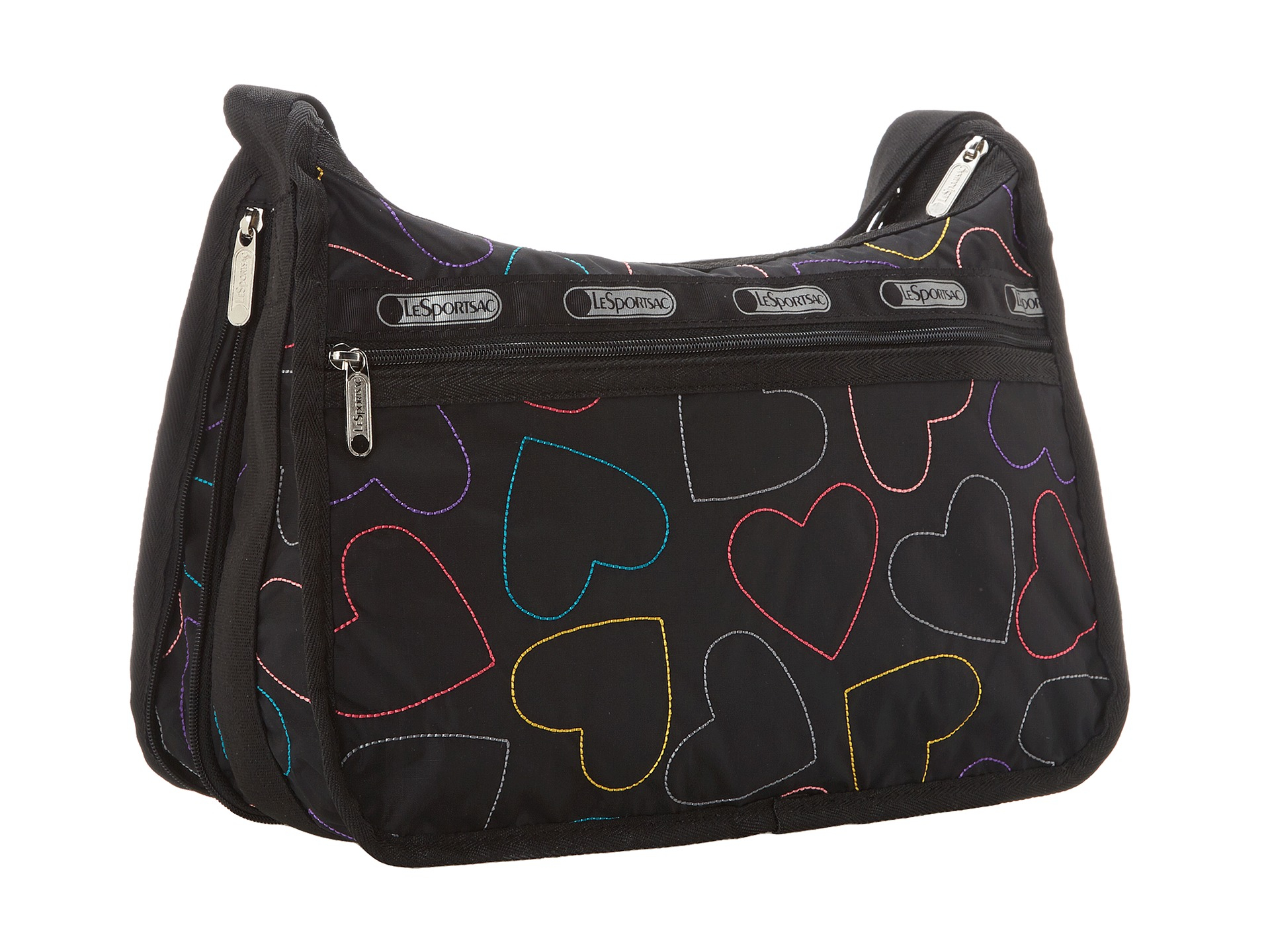 Lesportsac Deluxe Everyday Bag in Black (Be Mine) Lyst