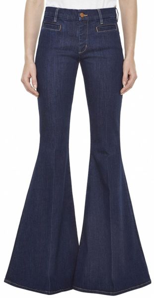 Mih Jeans The Marrakesh Super Flare Jean In Blue True Blue Lyst