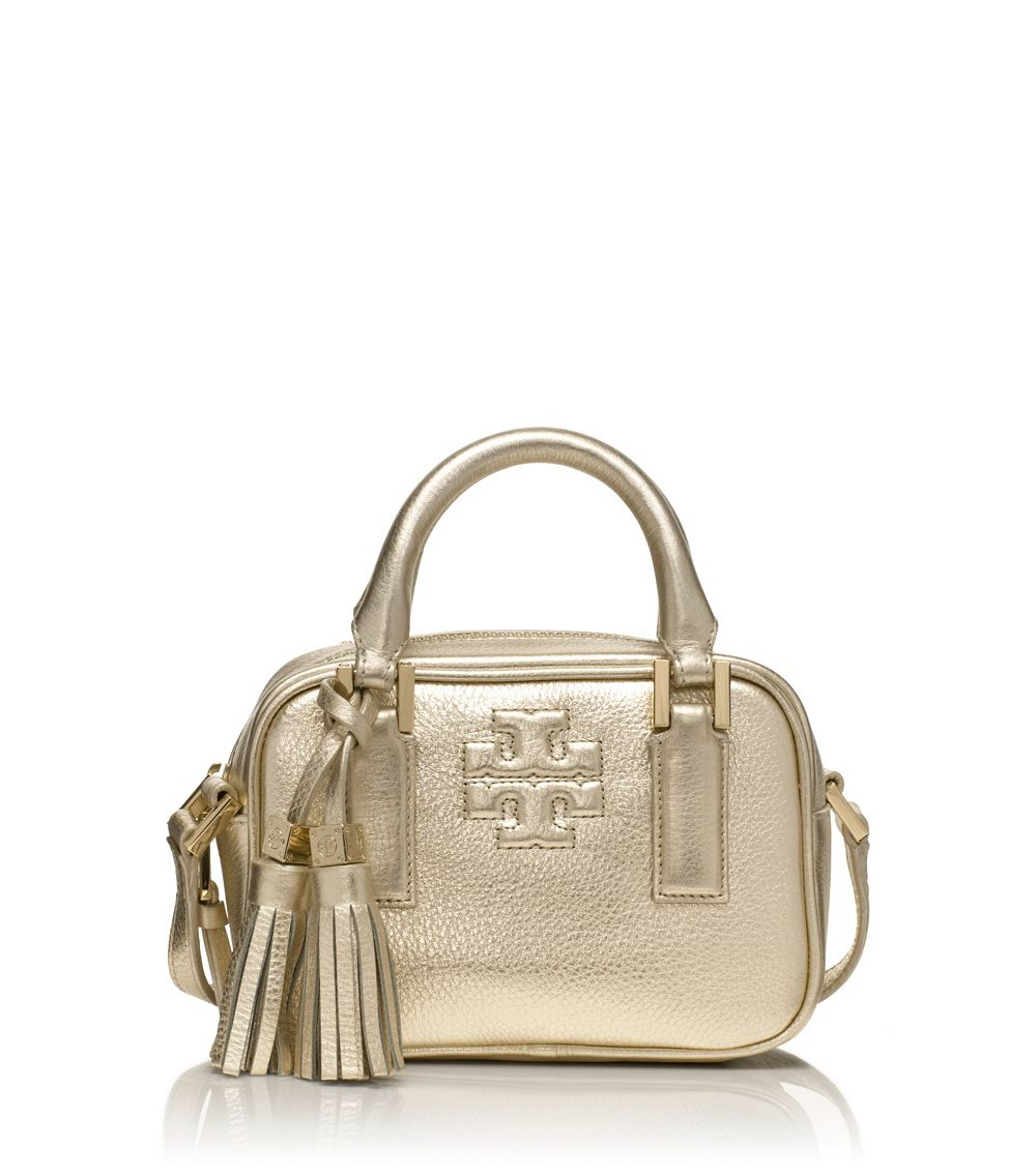 Tory Burch 'Thea' Shoulder Bag in Gold (LIGHT GOLD) Lyst