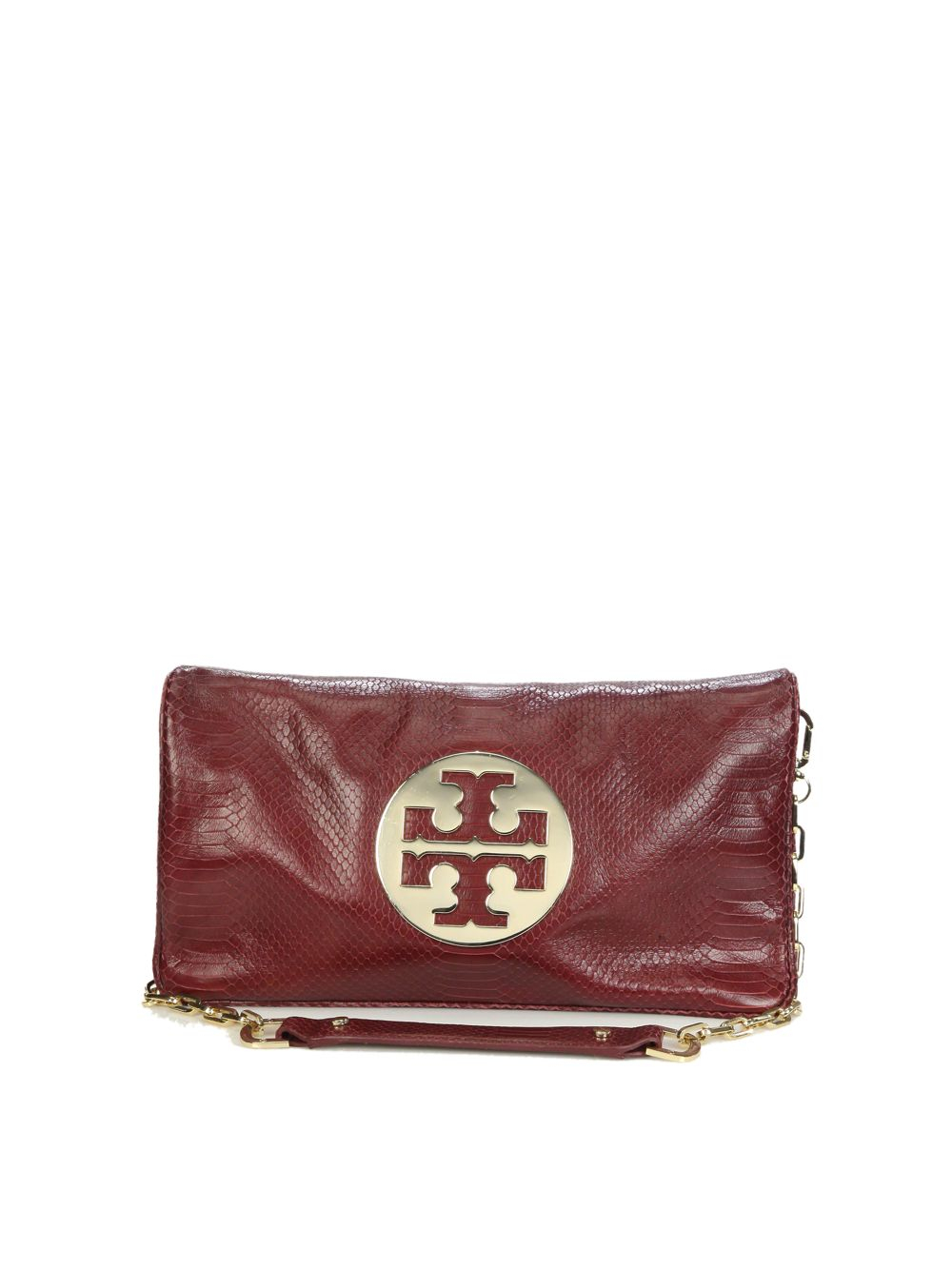 tory burch clutch red