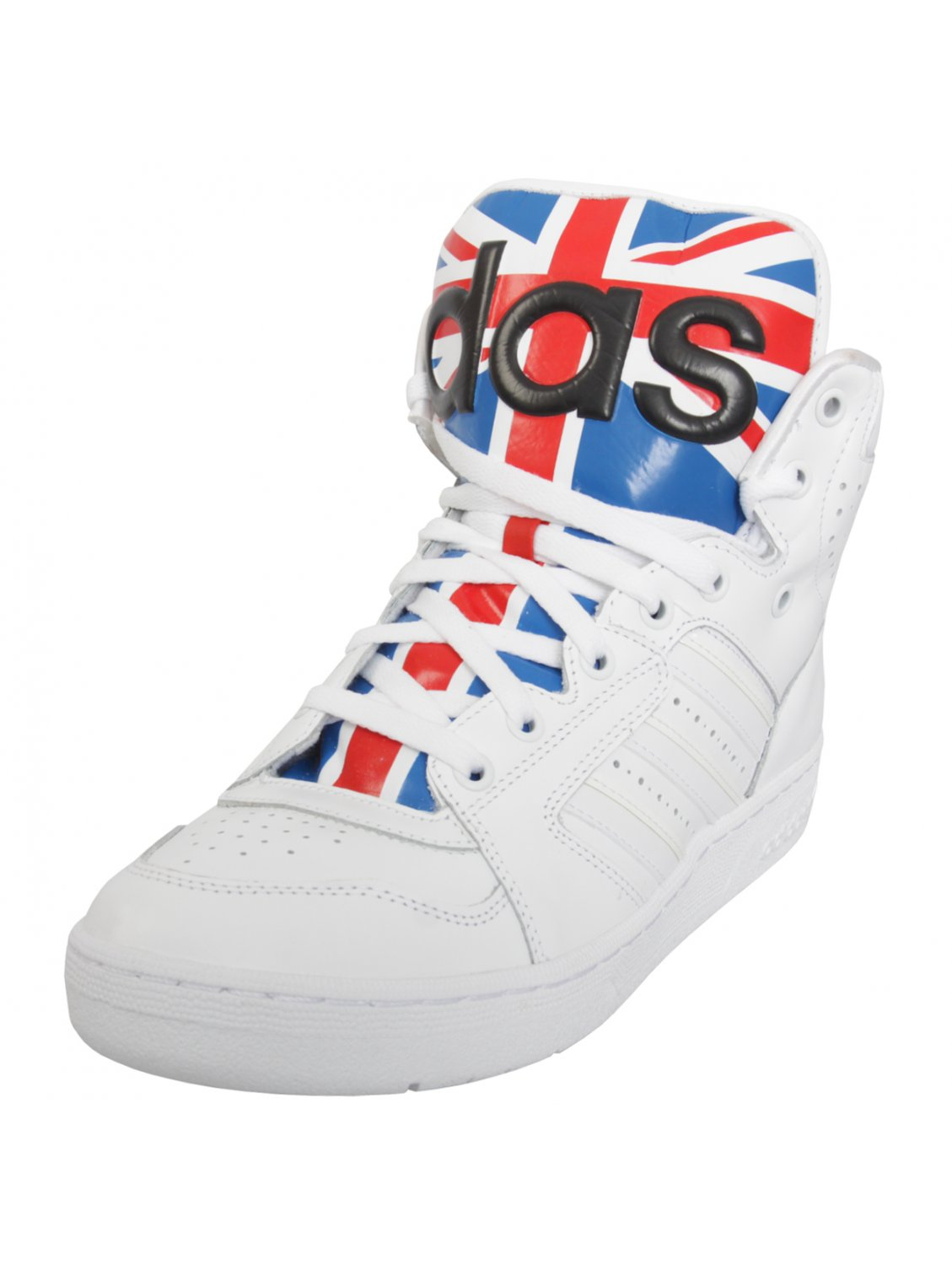 Jeremy Scott For Adidas Instinct High Union Jack Sneakers White in White for Men | Lyst