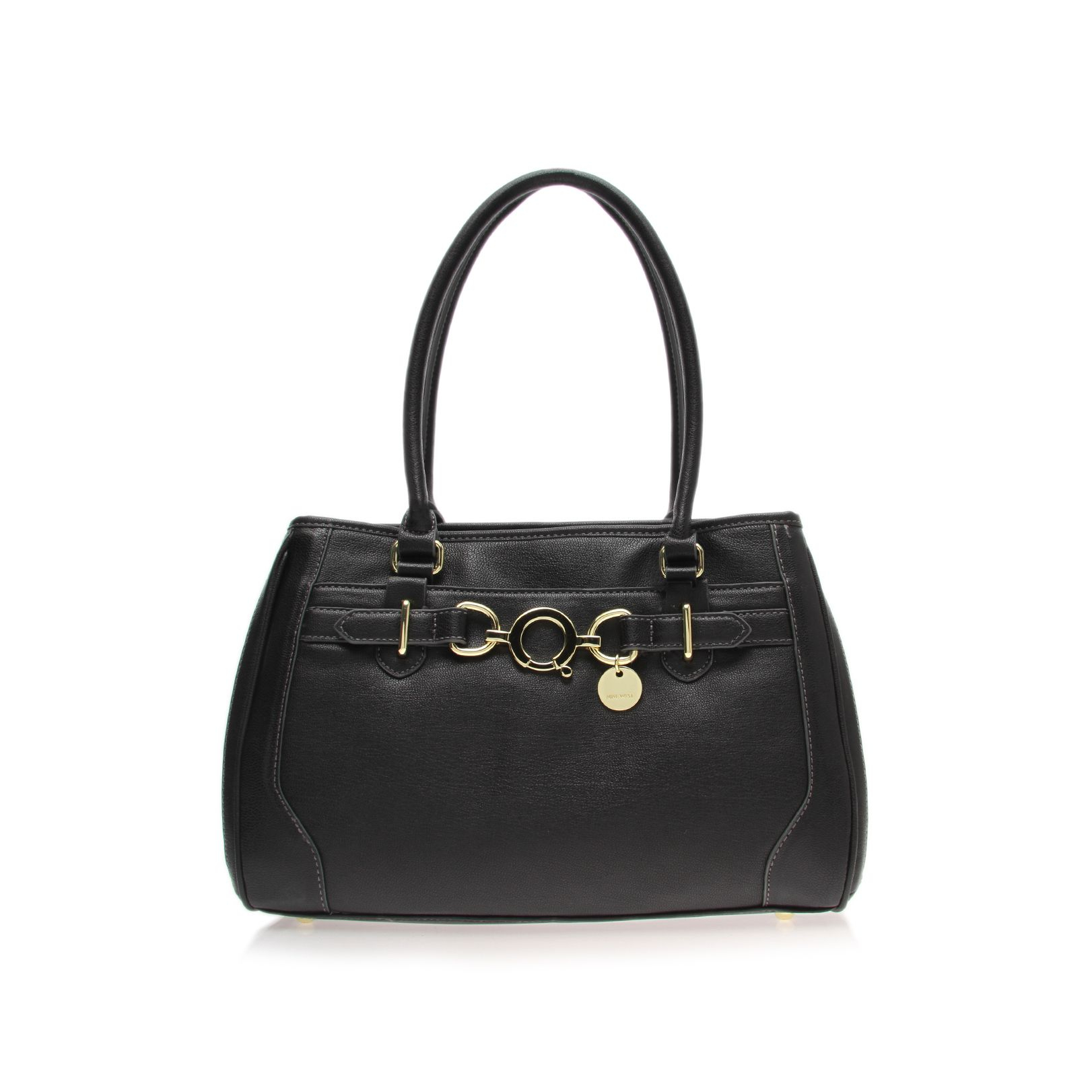 nine west black hand bag