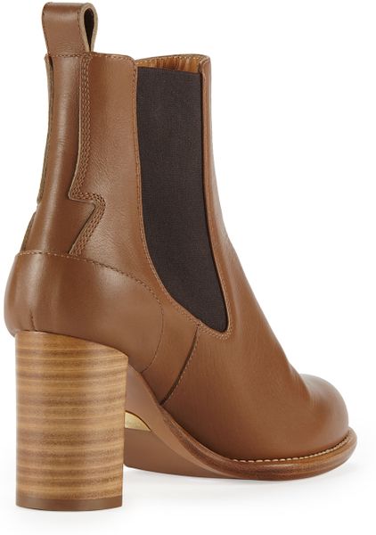 chloe boots tan