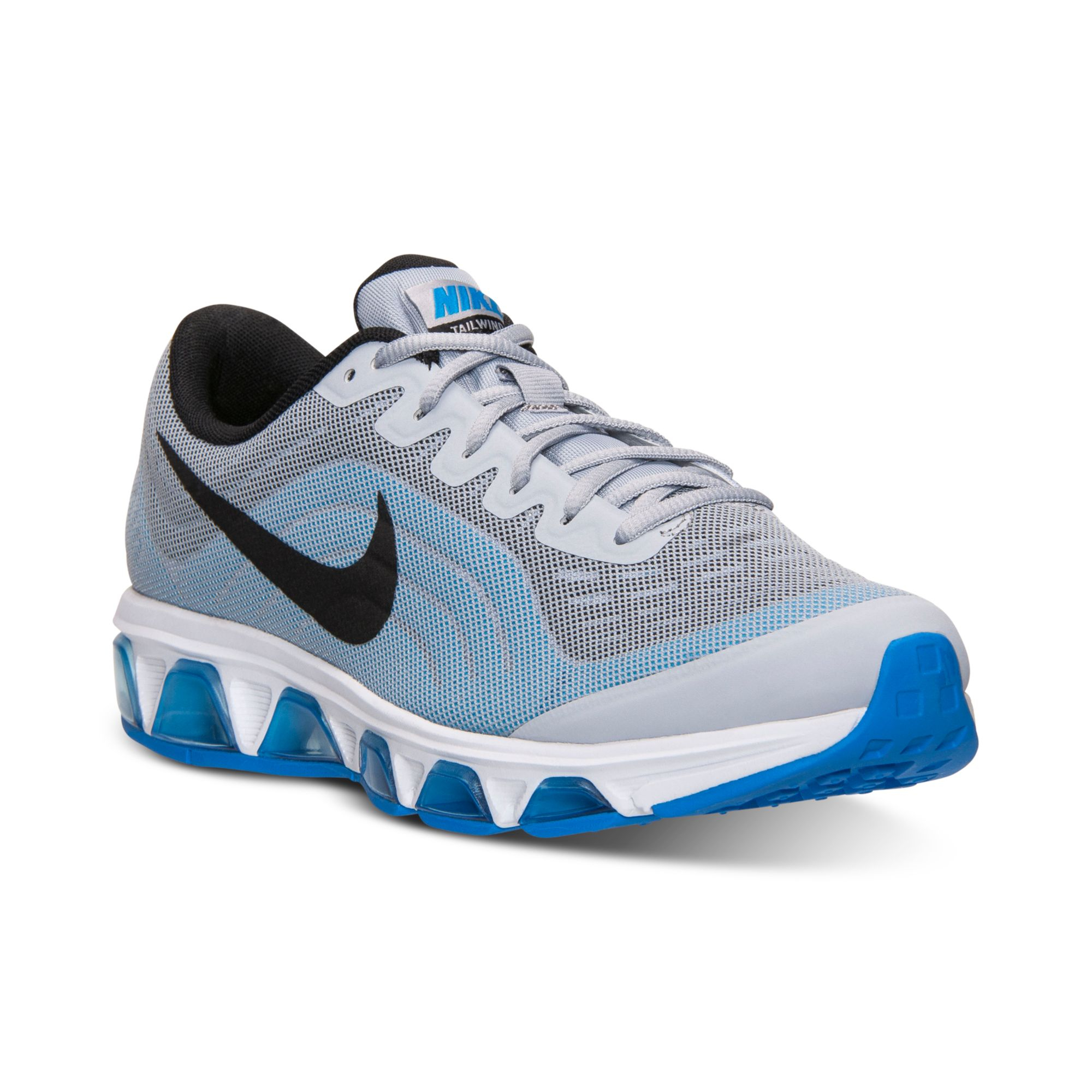 nike tailwind grey blue