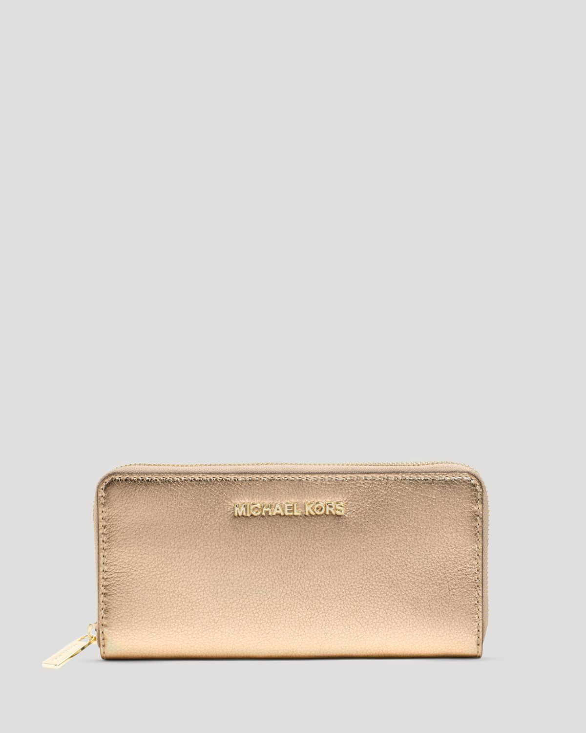 Michael Michael Kors Wallet Zip Around Continental in Gold (Pale Gold) Lyst