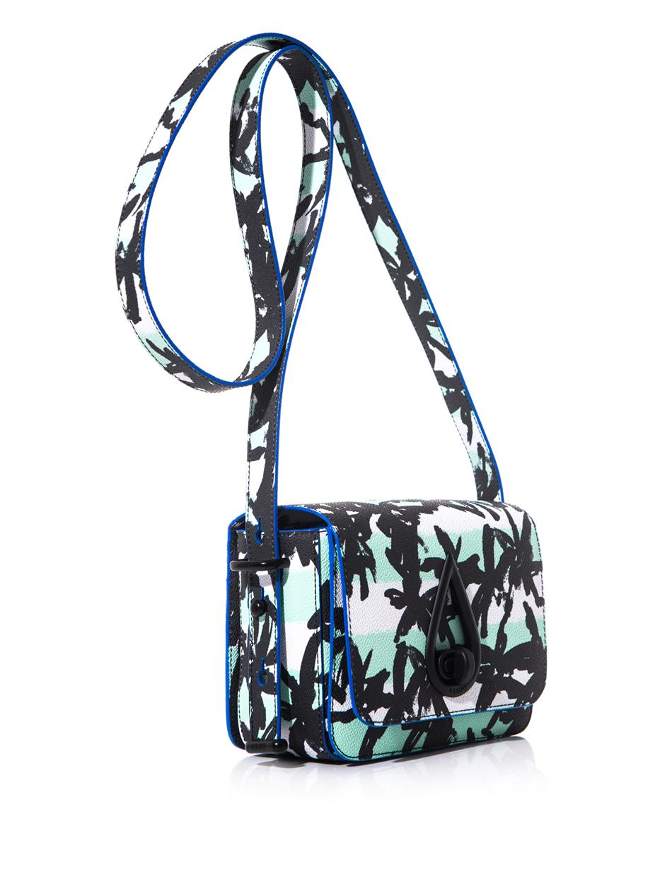 Kenzo Fauxleather Crossbody Bag in Green Lyst