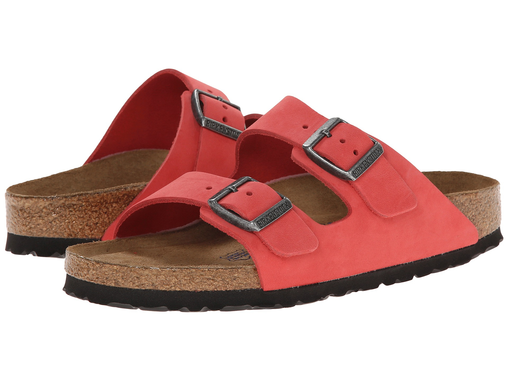 birkenstock-tea-rose-nubuck-arizona-soft-footbed-leather-unisex-pink ...