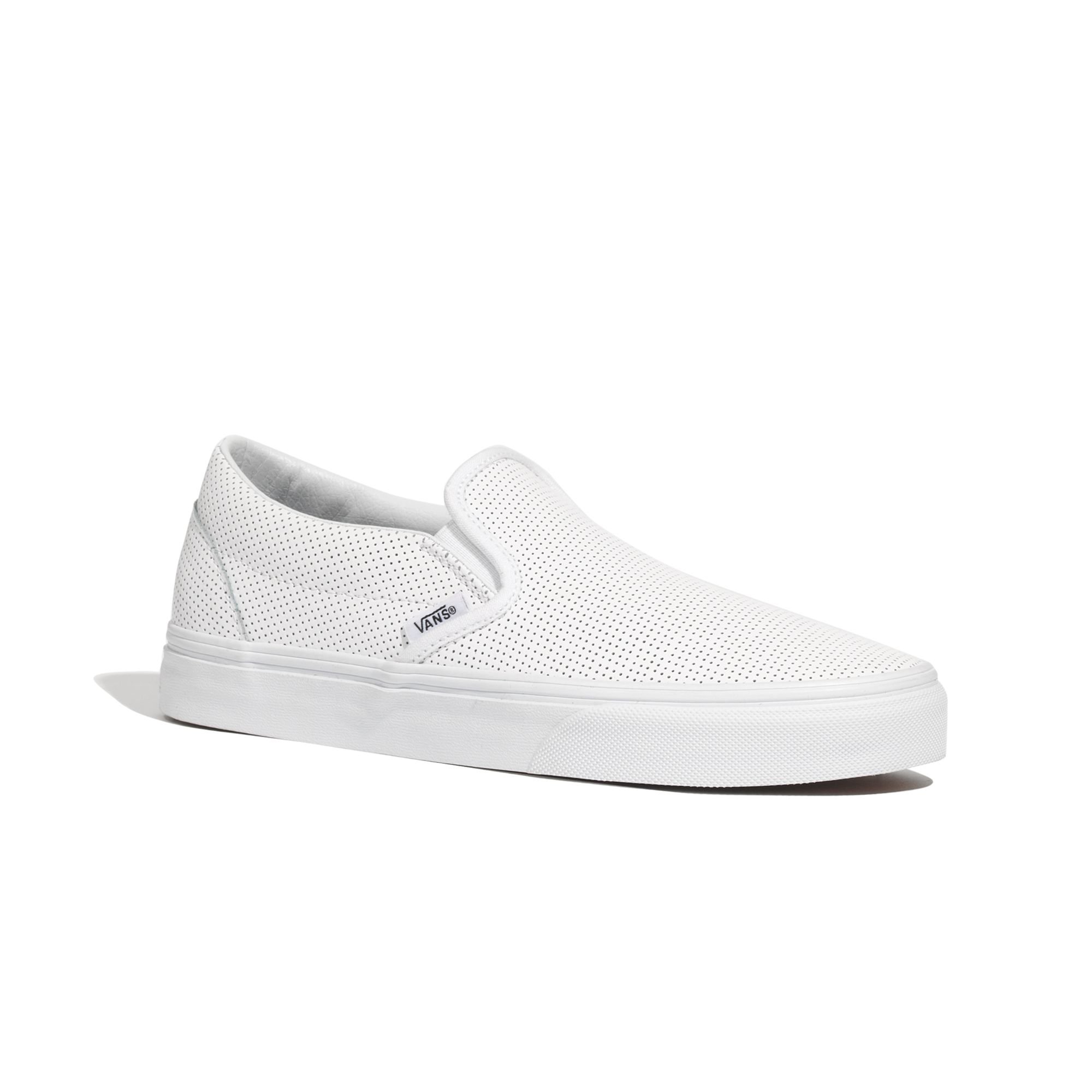 perforated slip on vans