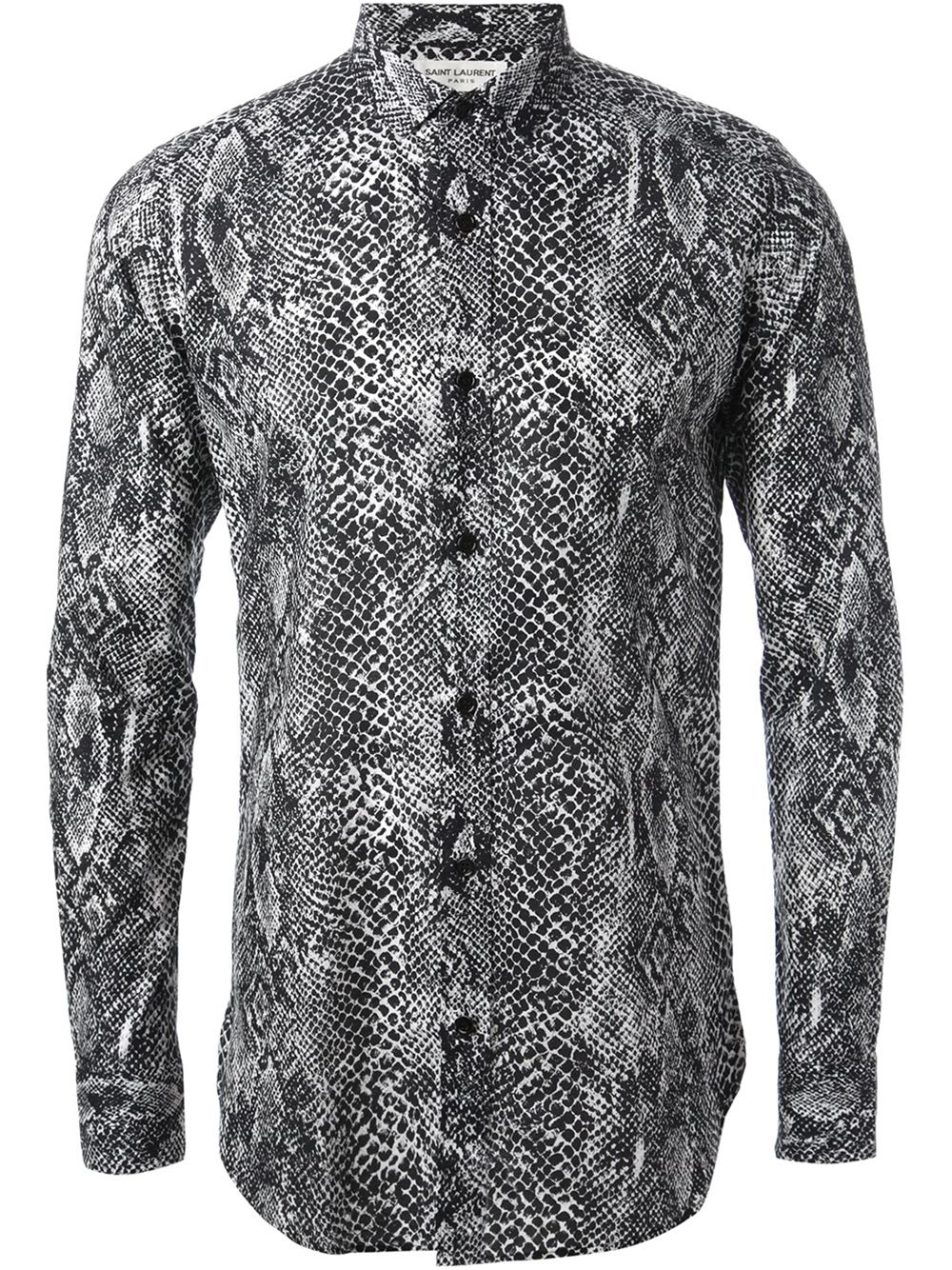 snakeskin wrap shirt