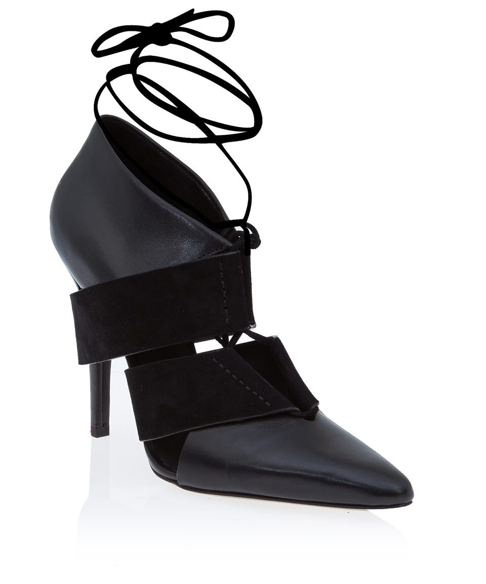 black alexander wang heels