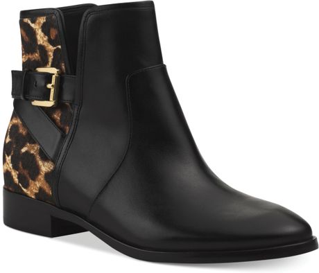 michael michael kors salem leather ankle boot