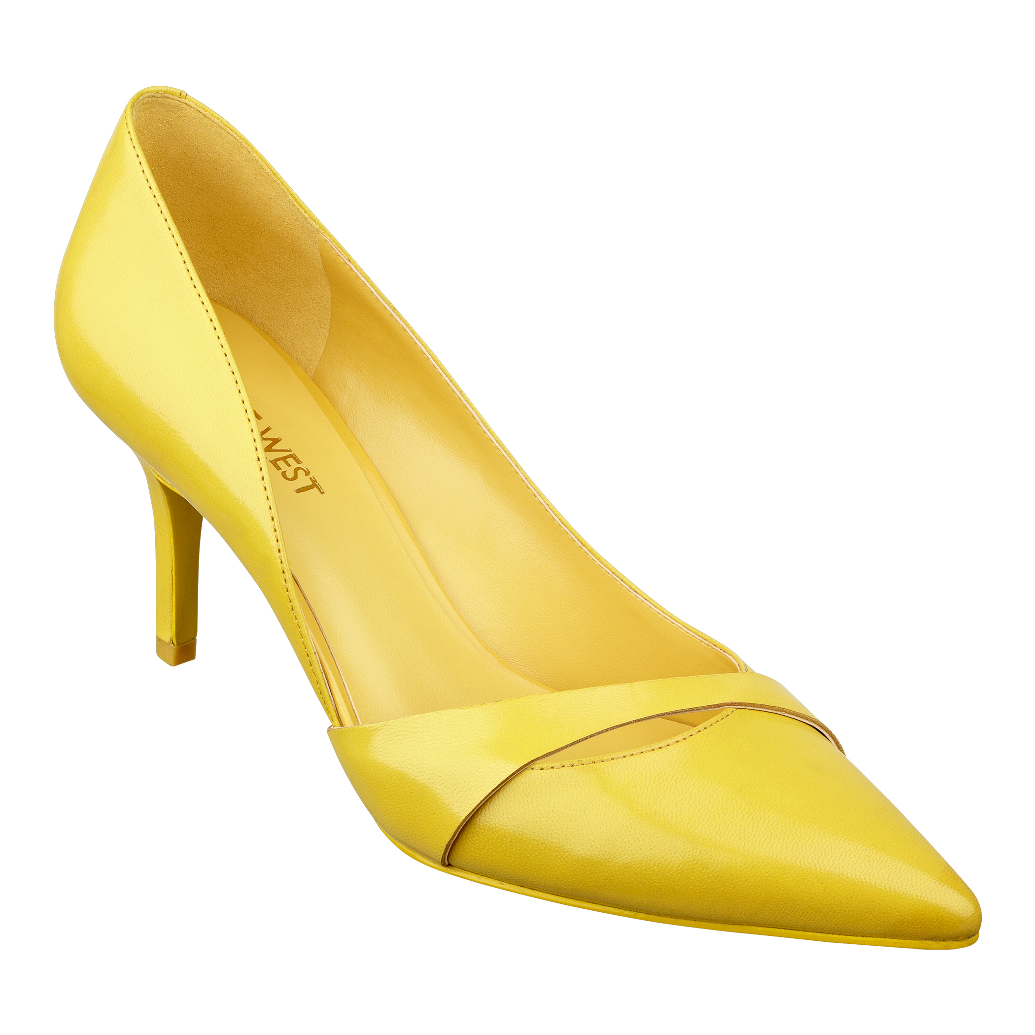 Nine West Kimery Pump in Yellow (YELLOW LEATHER) Lyst