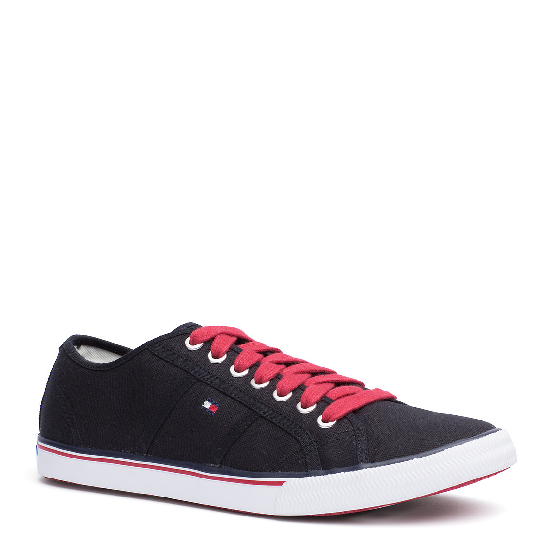 tommy hilfiger black sneakers