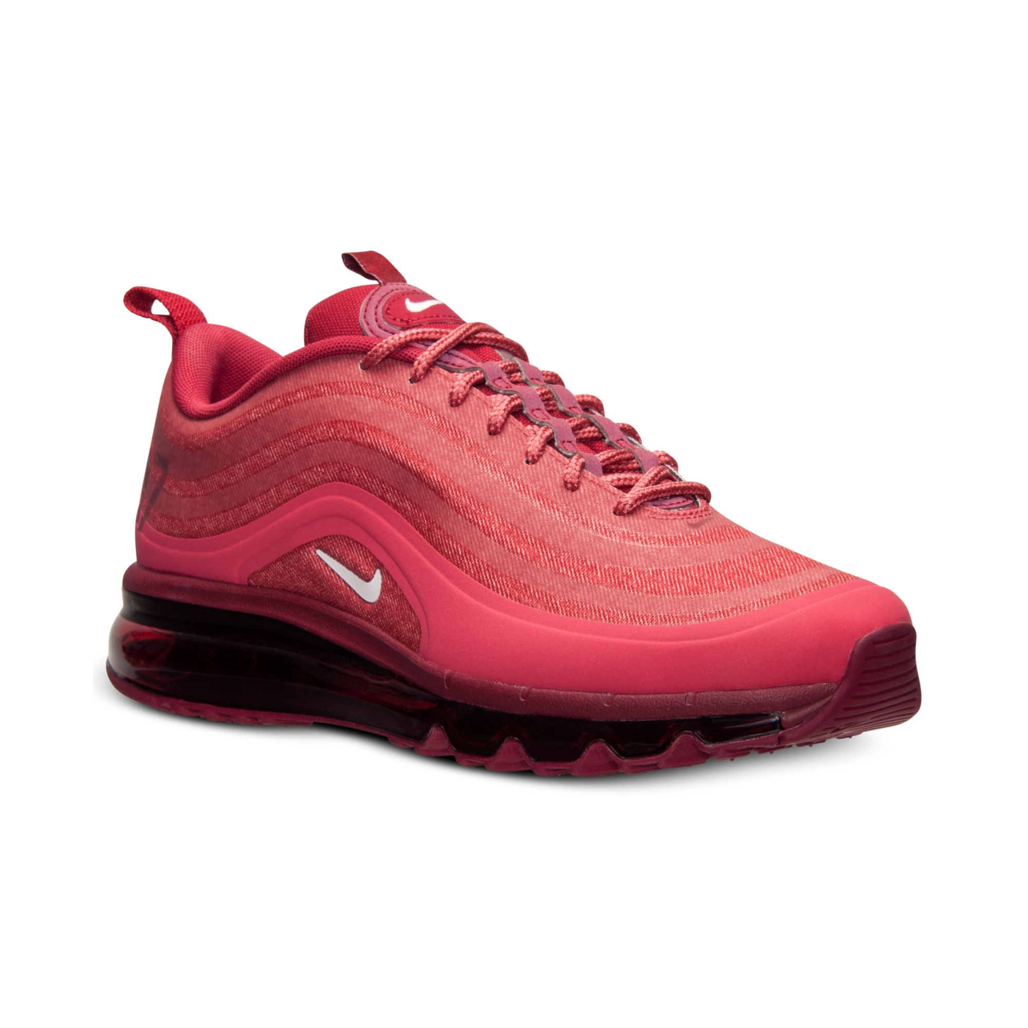 Nike Mens Air Max 97 Running Sneakers From Finish Line in Pink for Men (TERRA RED/DEEP CARDINAL ...