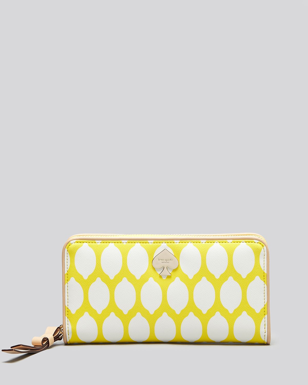Kate Spade Wallet Cobblestone Park Lacey Continental in Yellow (Lemon