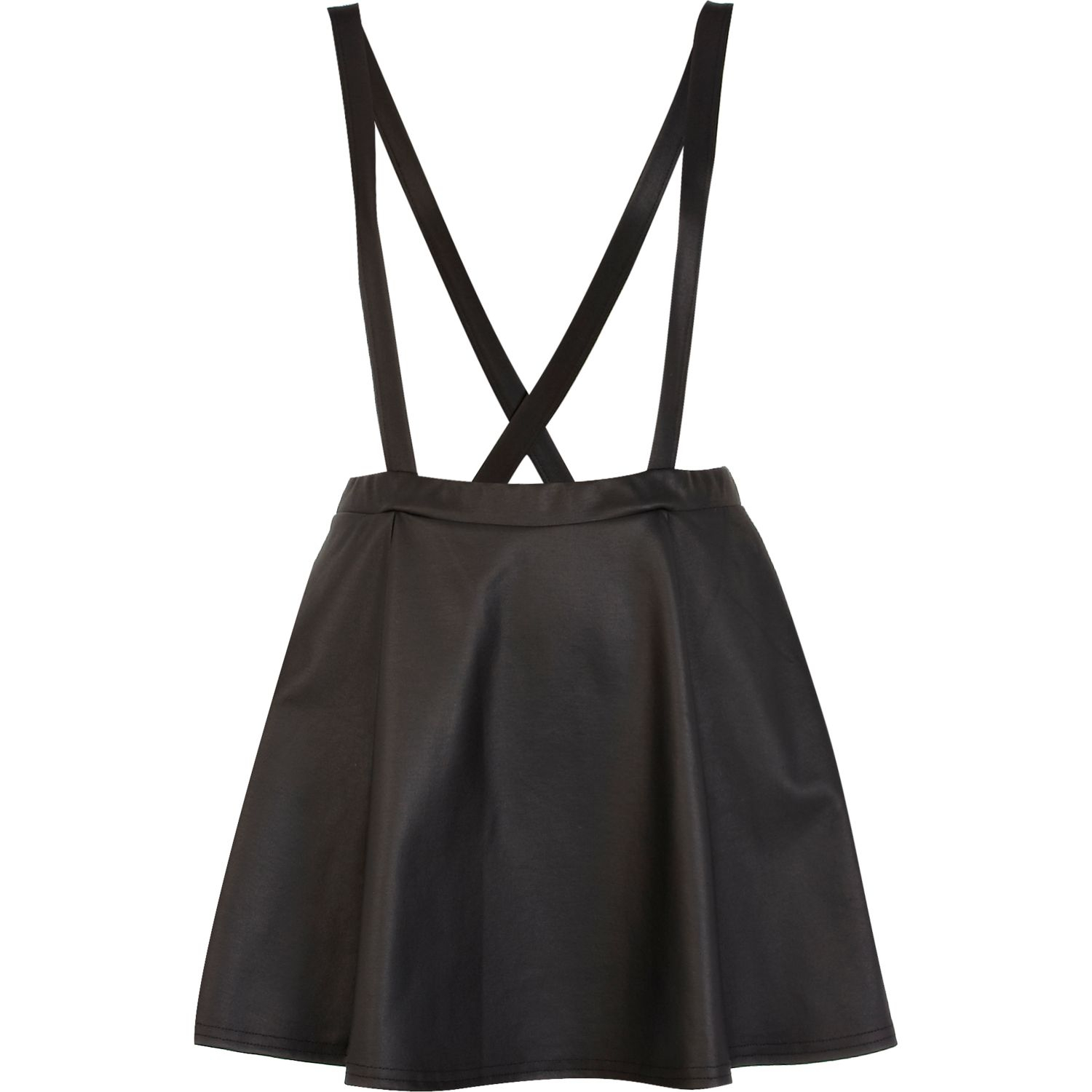 black skater pinafore