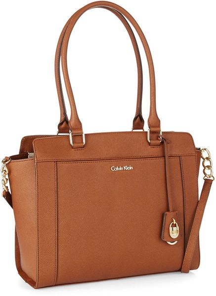 calvin klein brown handbag