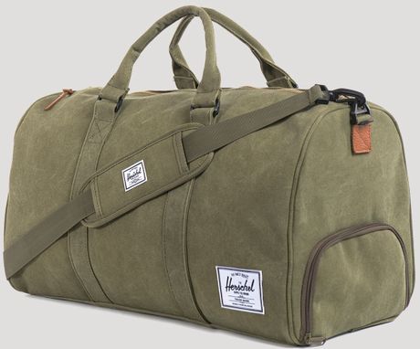 Herschel Supply Co. Cotton Canvas Novel Duffel Bag in Green for Men ...