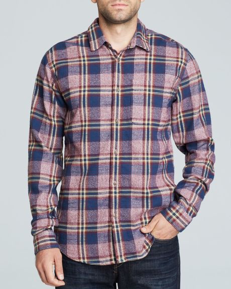 mens scotch plaid shirt