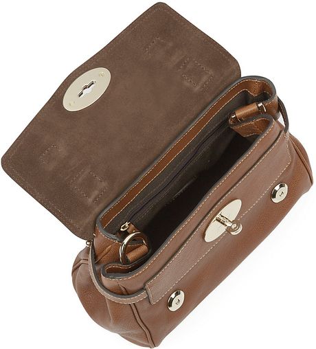 mulberry brown satchel