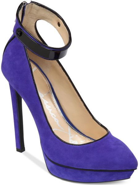 jessica simpson blue heels