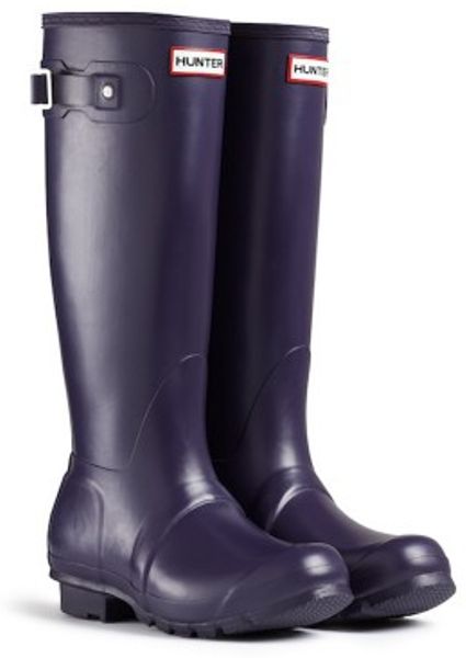 violet hunter rain boots
