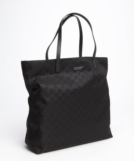 nylon shopper tote