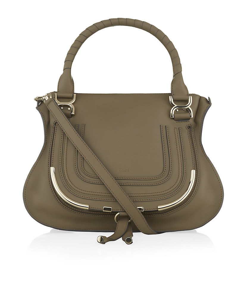 Chloé Medium Marcie Metal Shoulder Bag in Gray Lyst