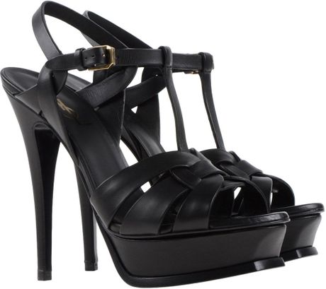 saint laurent high heel sandals