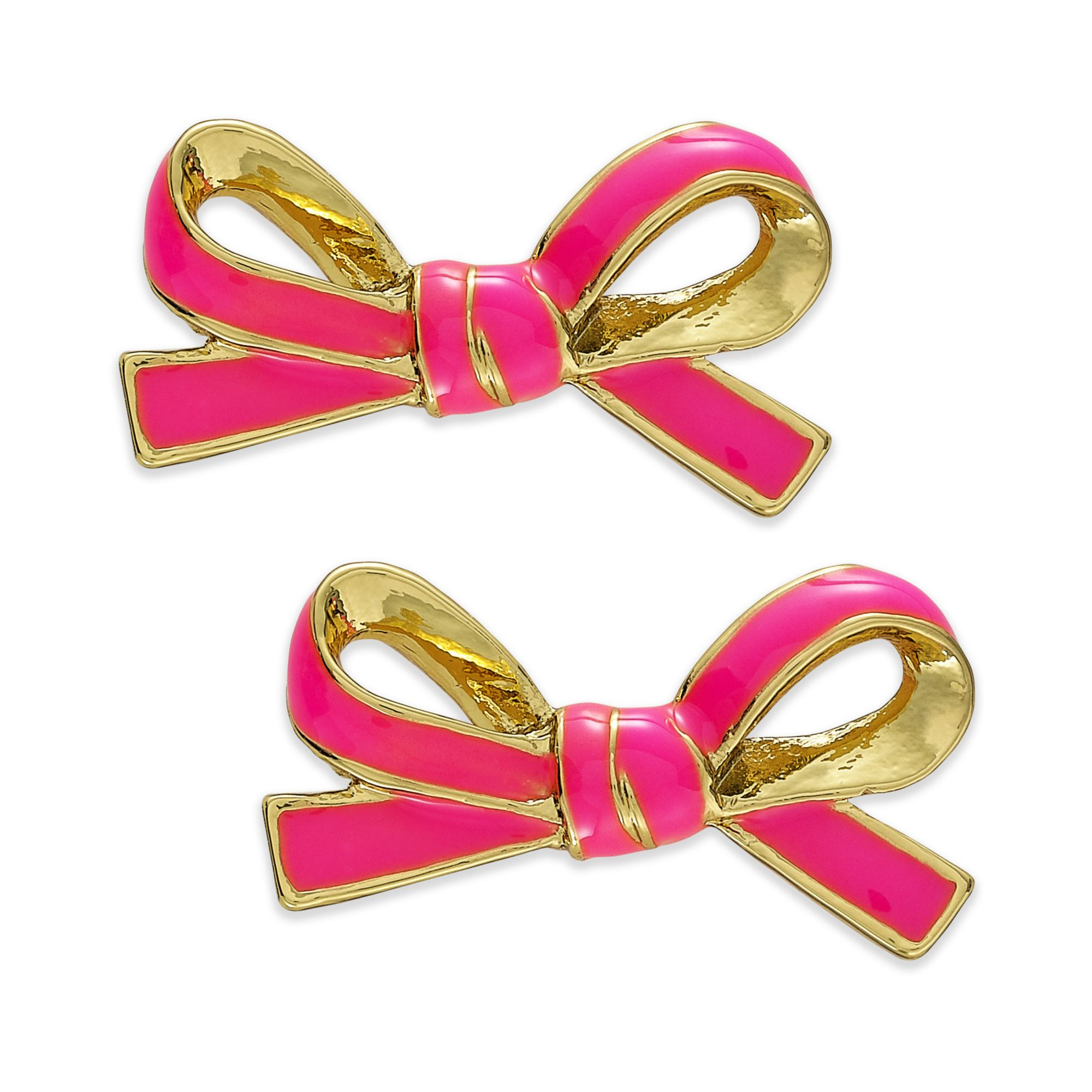 Kate spade gold bow earrings Clearance