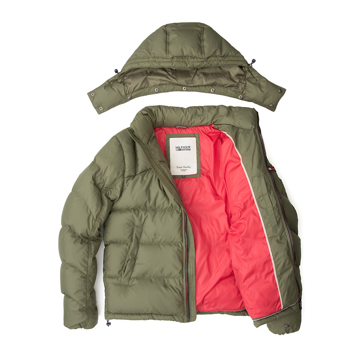 tommy down filled parka