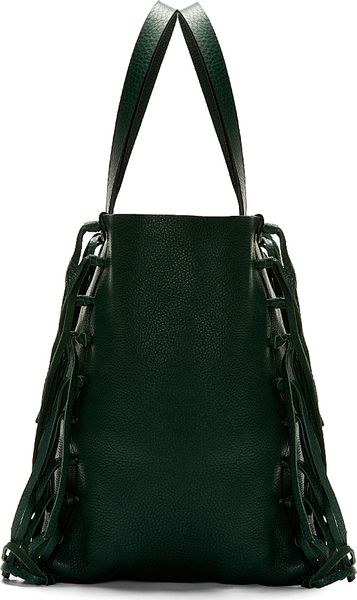 emerald green tote bag