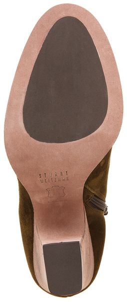 stuart weitzman green boots