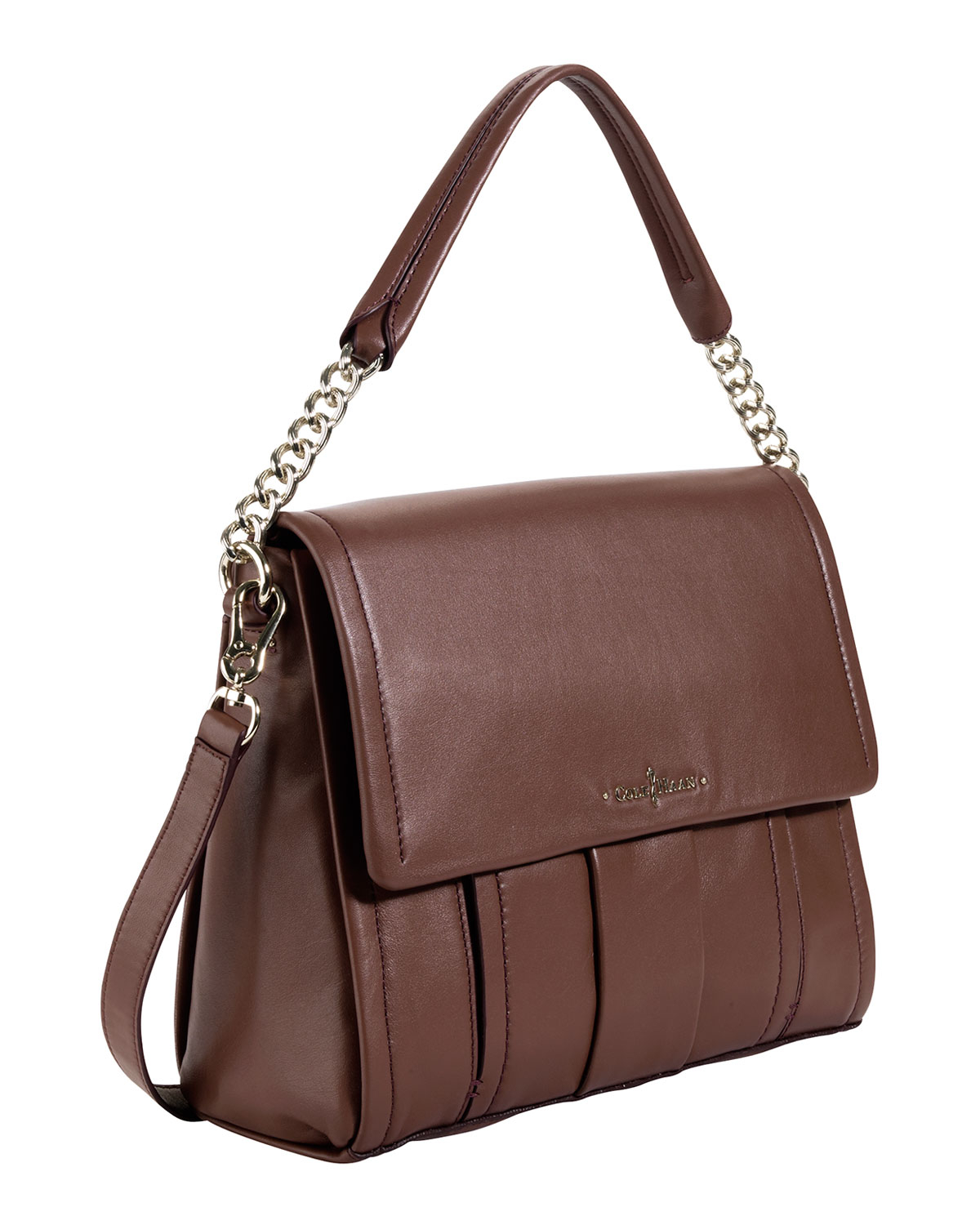 cole haan ainsley shoulder bag brown in brown null lyst cole haan ainsley shoulder bag brown in brown null lyst
