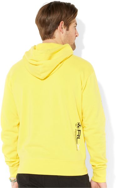 polo ralph lauren hoodie yellow