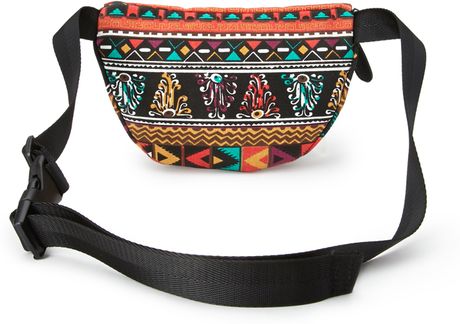 Forever 21 Dutch Wax Fanny Pack in Multicolor (BLACKMULTI)