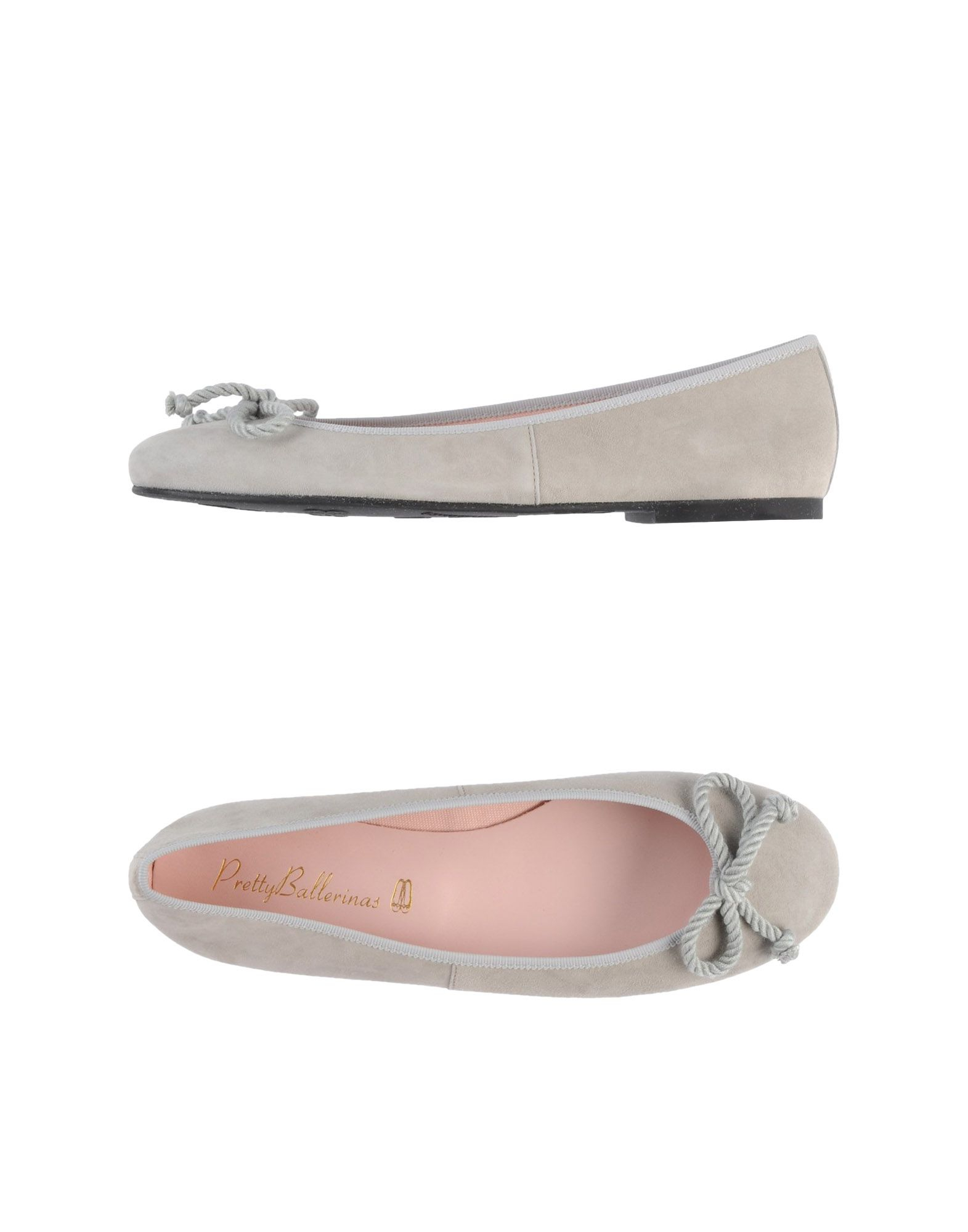 gray ballerina flats