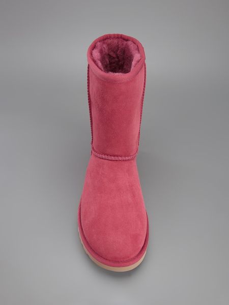 ugg pink fur sandals