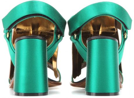 marni satin slippers