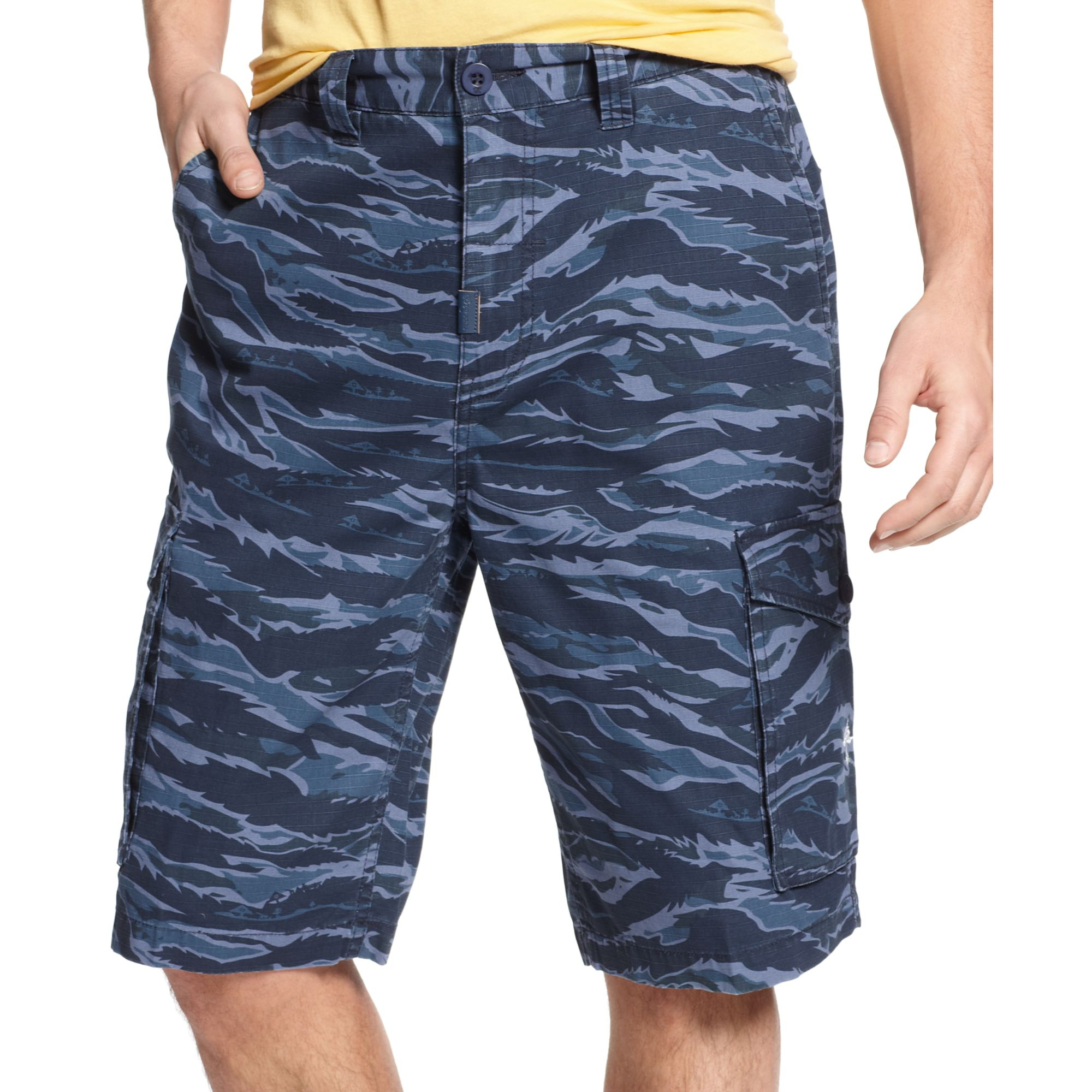 Lrg Classic Cargo Short in Multicolor for Men (Navy Tiger Camo) Lyst