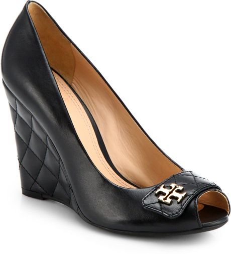 tory burch wedge pumps