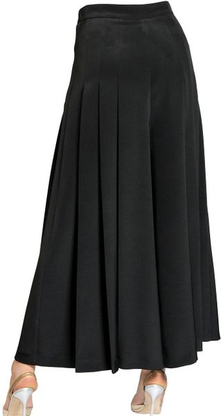 black crepe palazzo pants