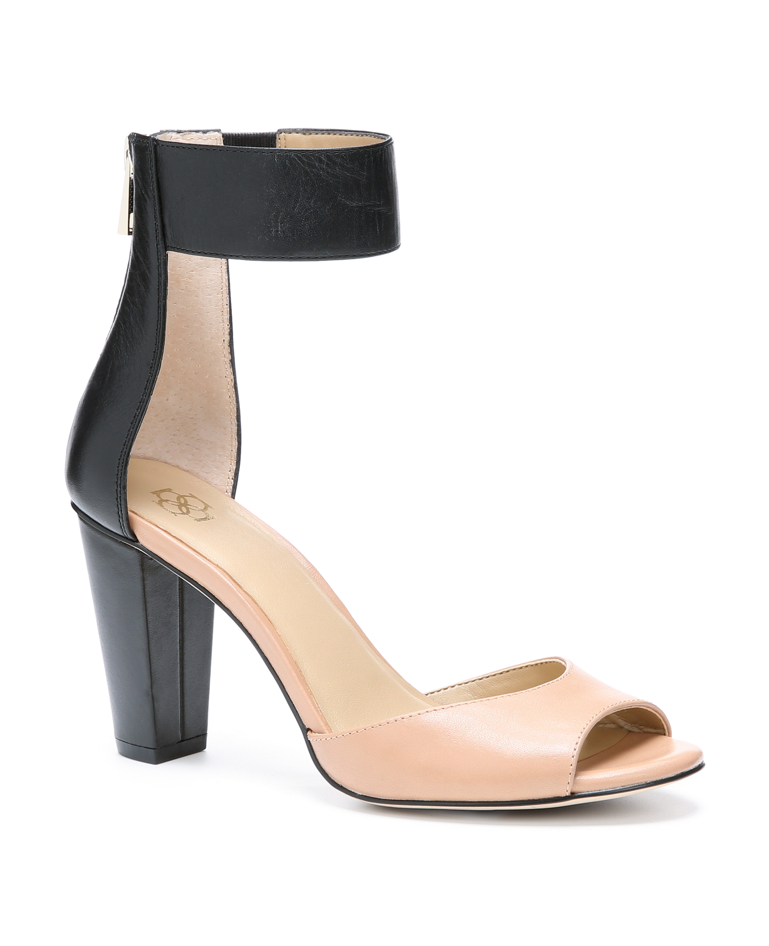 stacked heel sandals