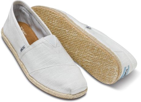 toms white cordones