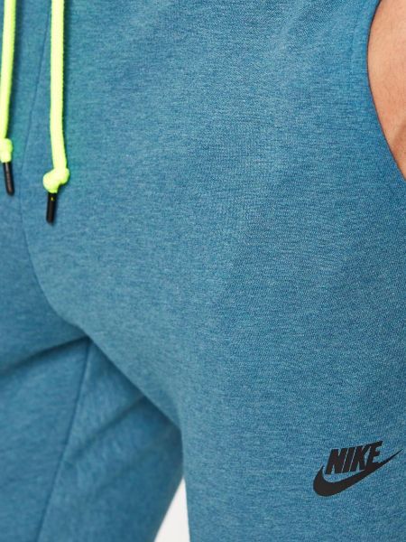 nike tech fleece pants blue