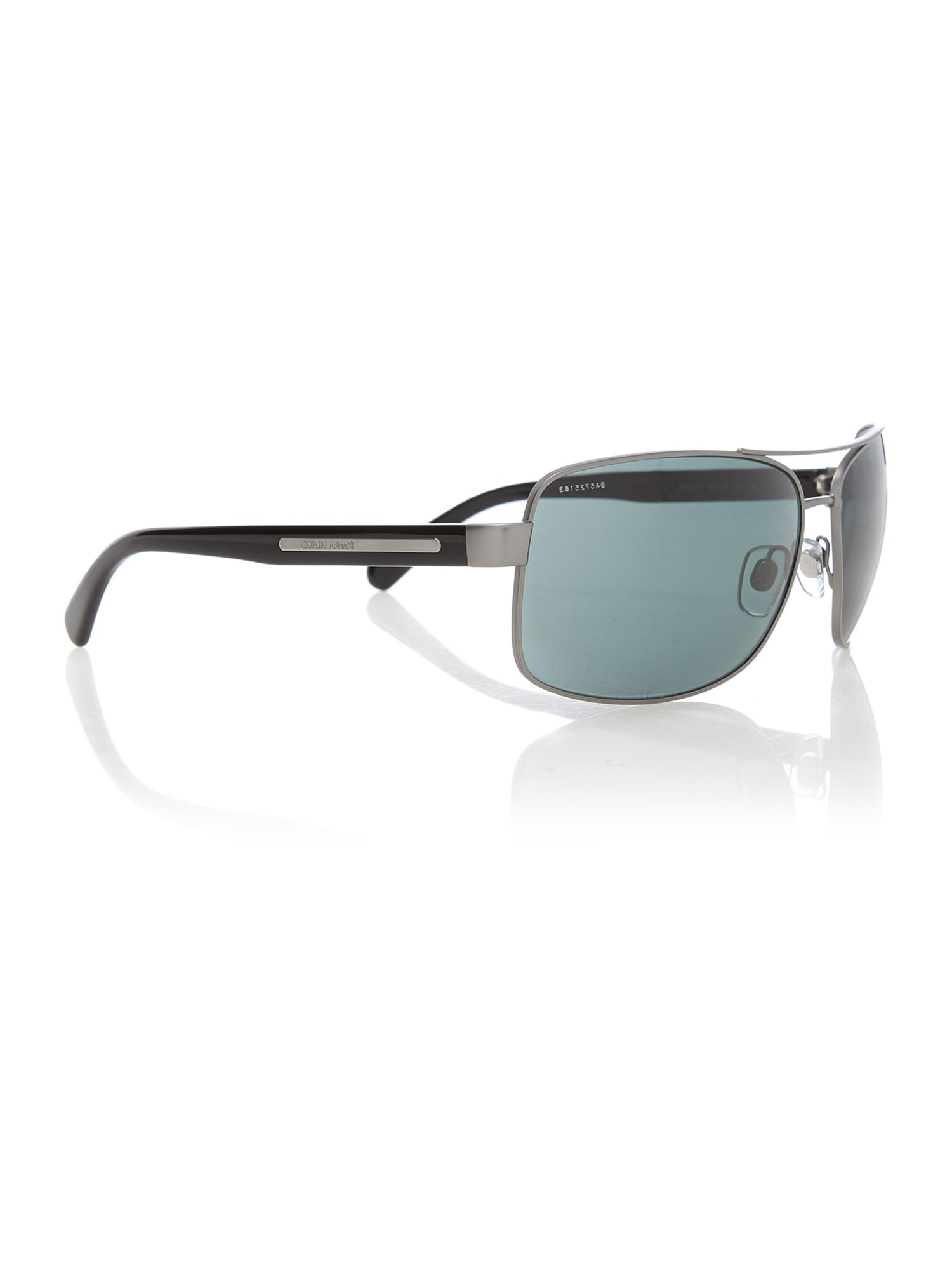Emporio Armani Mens Pilot Sunglasses in Black for Men